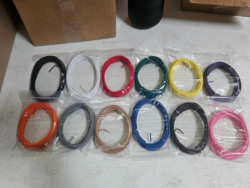 TXL 18 AWG Automotive Wire Pure Copper Made in USA - CHOOSE YOUR COLOR - SOLD PER FT AC/DC WIRE AND SUPPLY