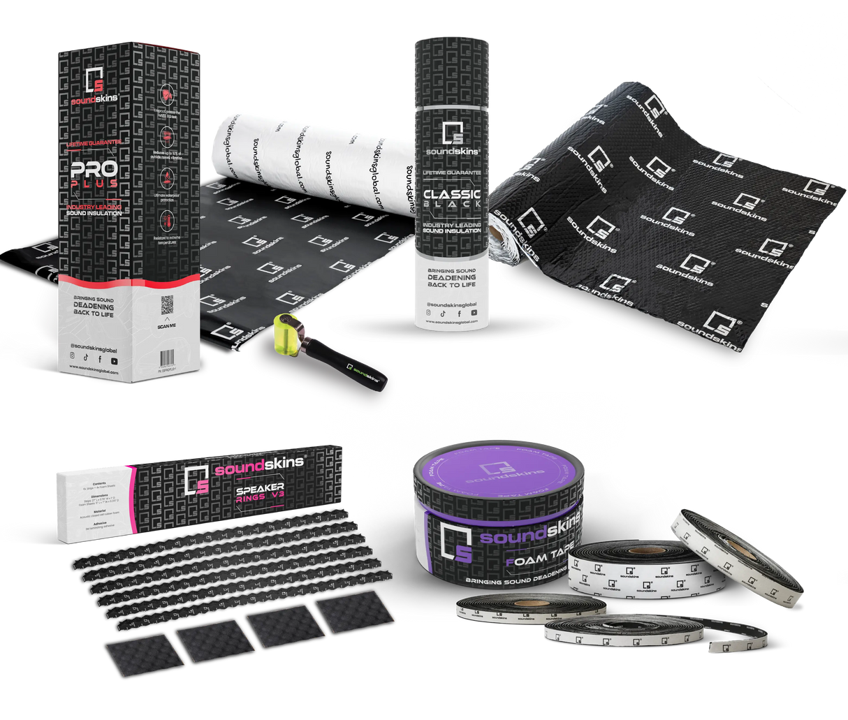 Full Coverage Premium Kit | DIY Sound Deadening and Speaker Enhancement SoundSkins Global