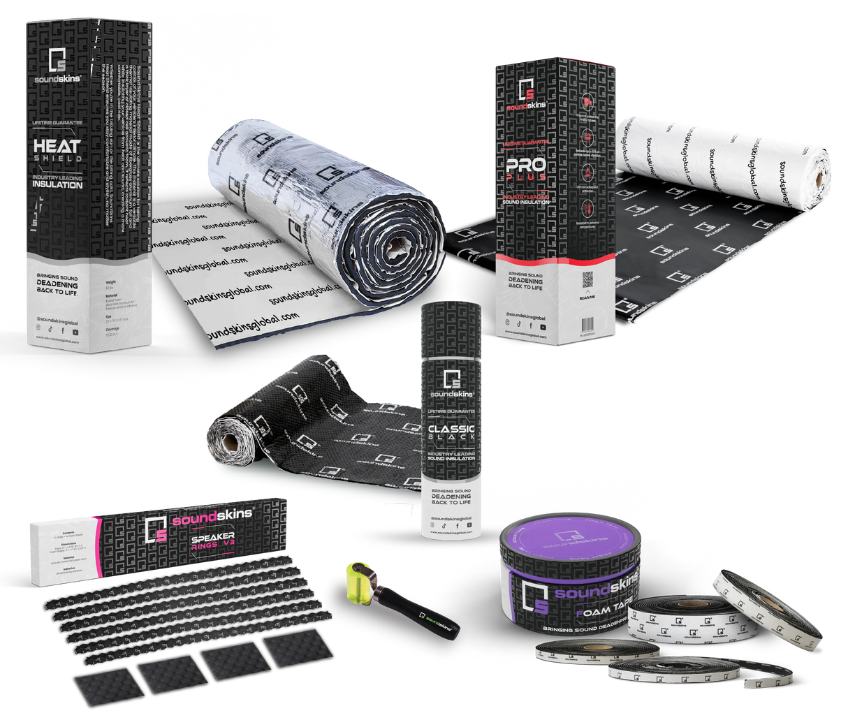 Full Coverage Pro Kit | DIY Sound Deadening and Speaker Enhancement SoundSkins Global