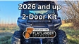 2026 - Current 2-Door Strut Kit for Polaris Ranger 1000, XP1000 and Kinetic Flatlander Offroad