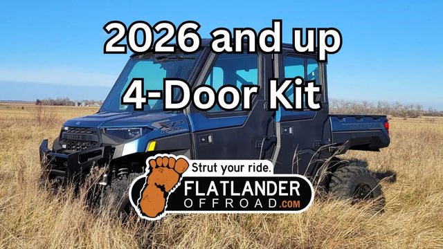2026 - Current 4-Door Strut Kit for Polaris Ranger 1000 and XP1000 Flatlander Offroad