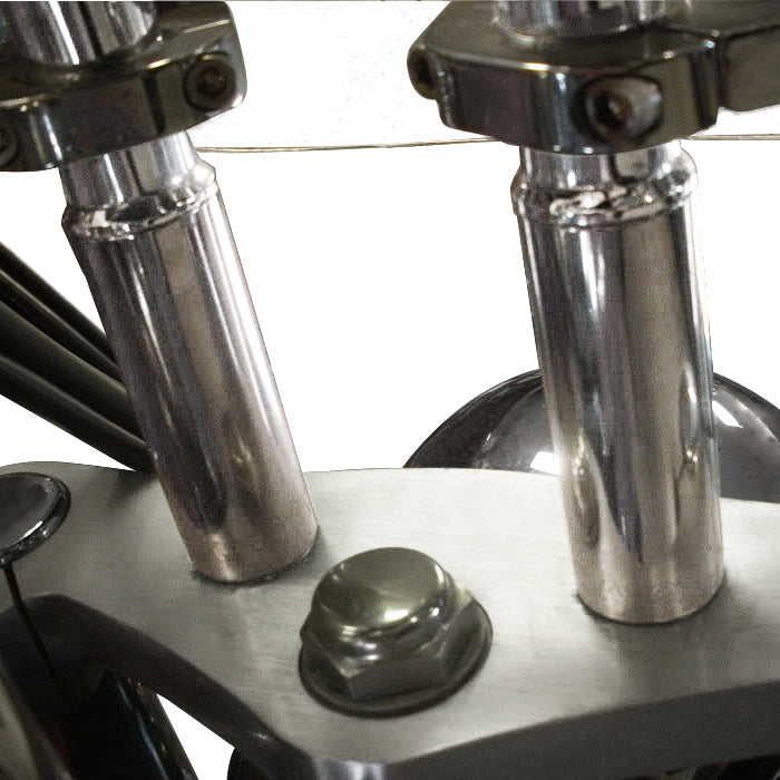 1987-2008 Kawasaki Vulcan 1500 Silver Handlebar Risers