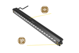 HEXCORE Universal 20" Straight LED Light Bar, Flood Beam with Amber & White Position Light | STL20LB Stinger