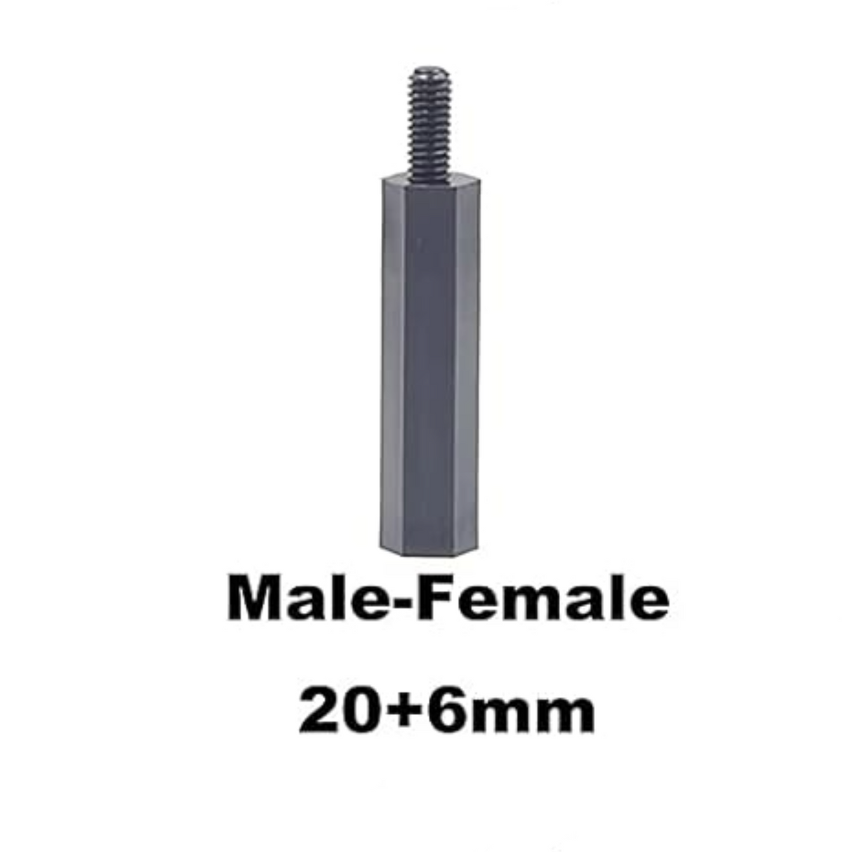 M2.5 Nylon Hex Standoffs Spacers Screws Nuts Flat washer TekShack