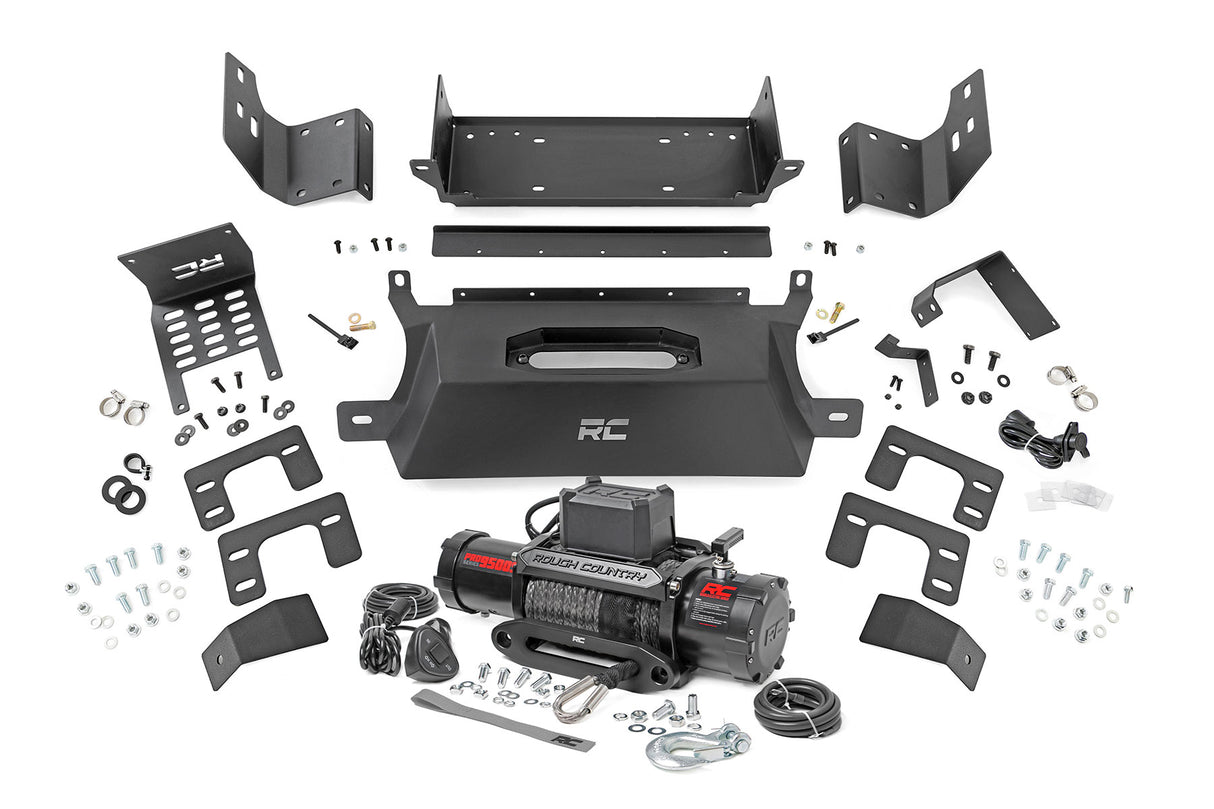 Rough Country Hidden Winch Mount Ford Bronco 4WD 2021-2026 51065
