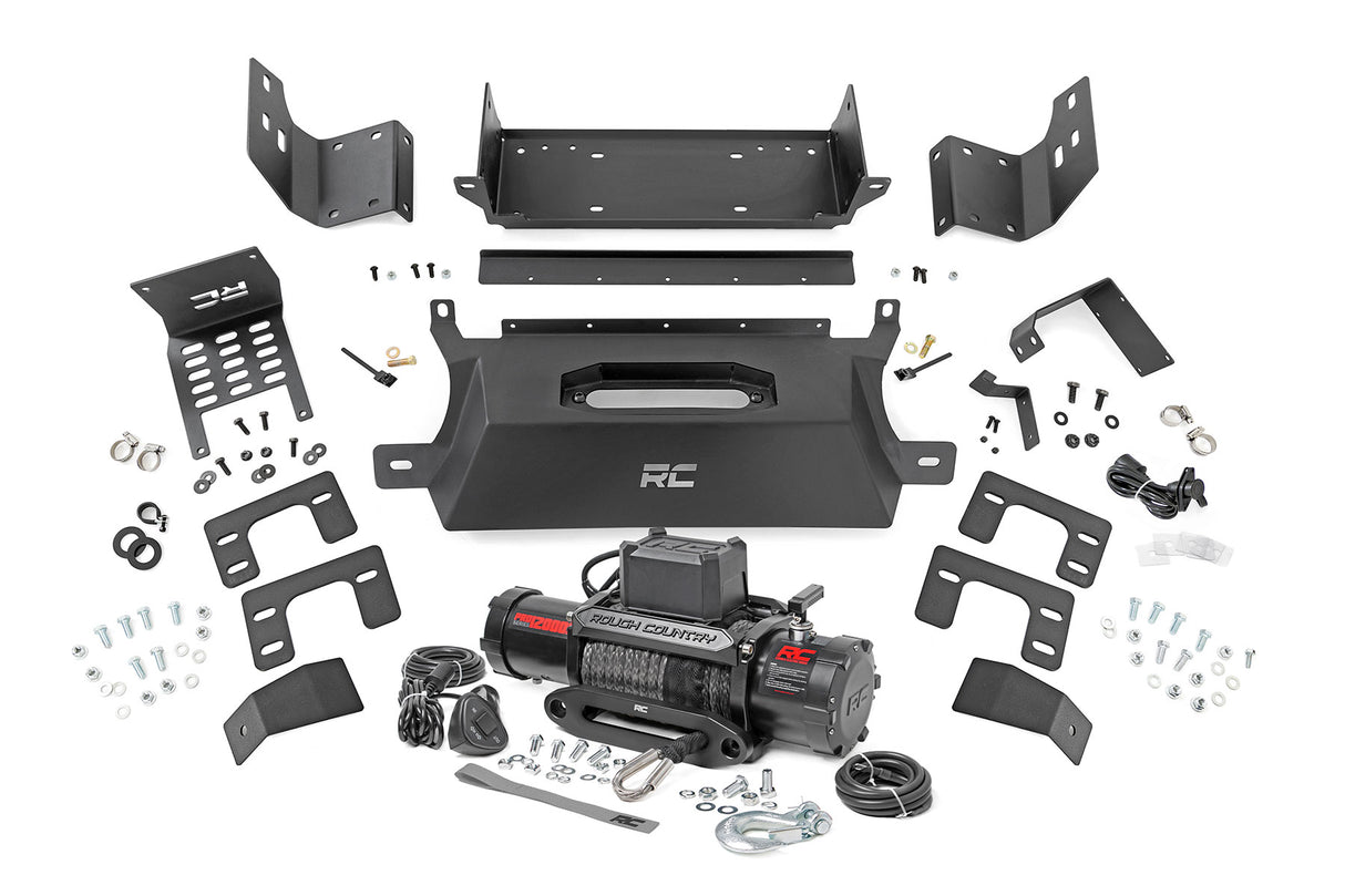 Rough Country Hidden Winch Mount Ford Bronco 4WD 2021-2026 51065