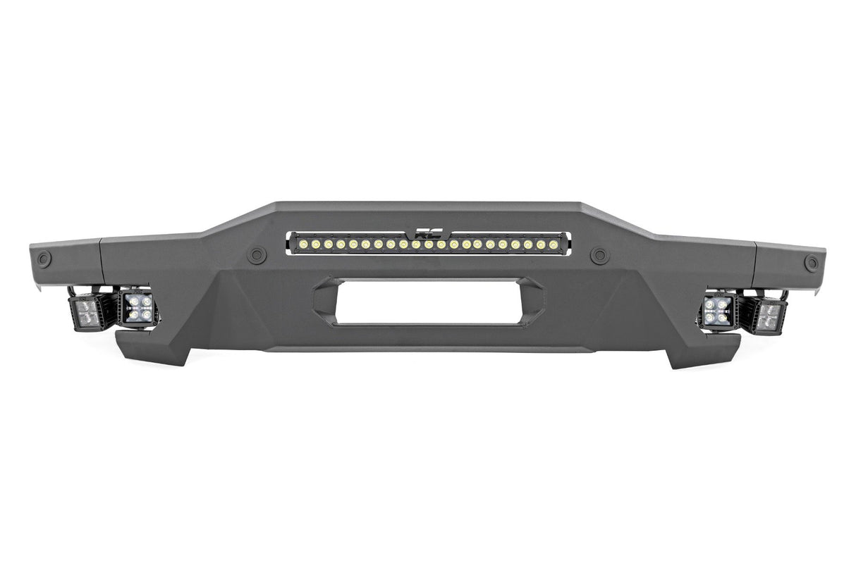Front Bumper | Modular | Stubby Wings | Amber DRL | Ford Bronco 4WD (21-24)