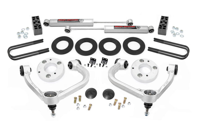 Rough Country 3 Inch Lift Kit Forged UCA Ford F-150 2WD