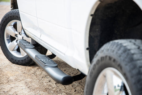 Oval Nerf Step Crew Cab Black Ram 1500/2500/3500 2WD/4WD (2010-2025 & Classic) Rough Country