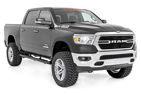 Oval Nerf Step Crew Cab Black Ram 1500 (19-26)/1500 TRX (21-24) Rough Country