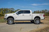 Oval Nerf Step Crew Cab Black Ford F-150/Lightning/F-250/F-350/Raptor (15-26) Rough Country