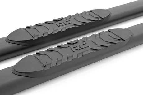 Oval Nerf Step Crew Cab Black Ford F-150 2WD/4WD (2009-2014) Rough Country
