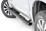 Oval Nerf Step Crew Cab Black Toyota Tundra 2WD/4WD (2007-2021) Rough Country