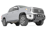 Oval Nerf Step Crew Cab Black Toyota Tundra 2WD/4WD (2007-2021) Rough Country