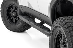 Oval Nerf Steps Black Toyota Land Cruiser 4WD (2024-2026) Rough Country