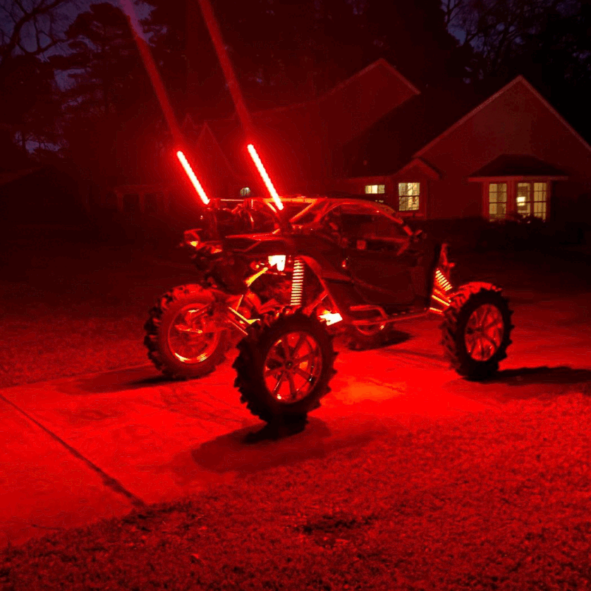 (RZR Pro) Model Specific Rock Light Kit