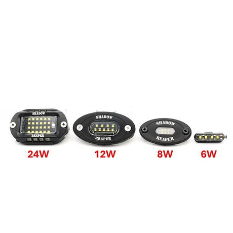 (UTV) White Single Color Rock Light Kit