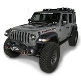 Rugged Ridge Arcus Front Bumper Set w/ Overrider I '18- '24 Jeep JL Wrangler / '20- '24 Jeep JT Gladiator