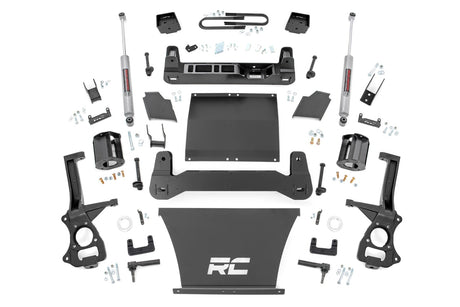 6 Inch Lift Kit Mono Leaf Rear Chevy Silverado 1500 4WD (2022-2024) Rough Country
