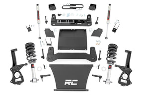 6 Inch Lift Kit Mono Leaf Rear M1 Struts/M1 GMC Sierra 1500 (25-26) Rough Country