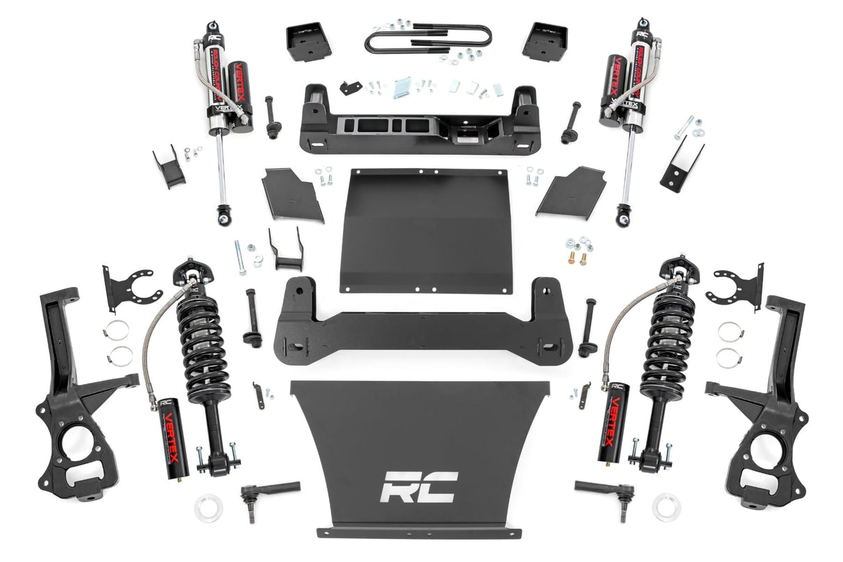 6 Inch Lift Kit Mono Leaf Rear Vertex Chevy Silverado 1500 4WD (22-24) Rough Country