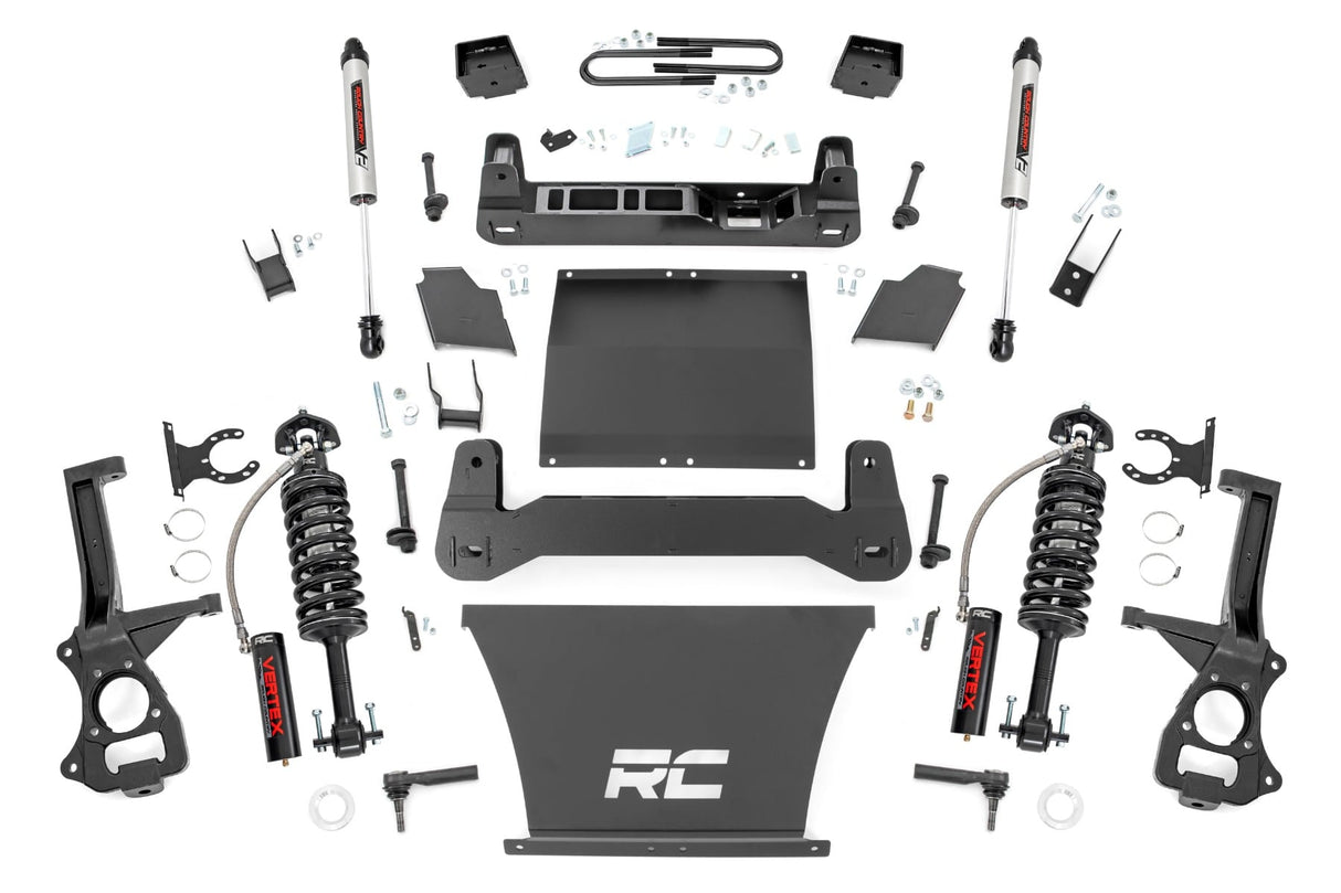 6 Inch Lift Kit Mono Leaf Rear Vertex/V2 Chevy Silverado 1500 (22-24) Rough Country