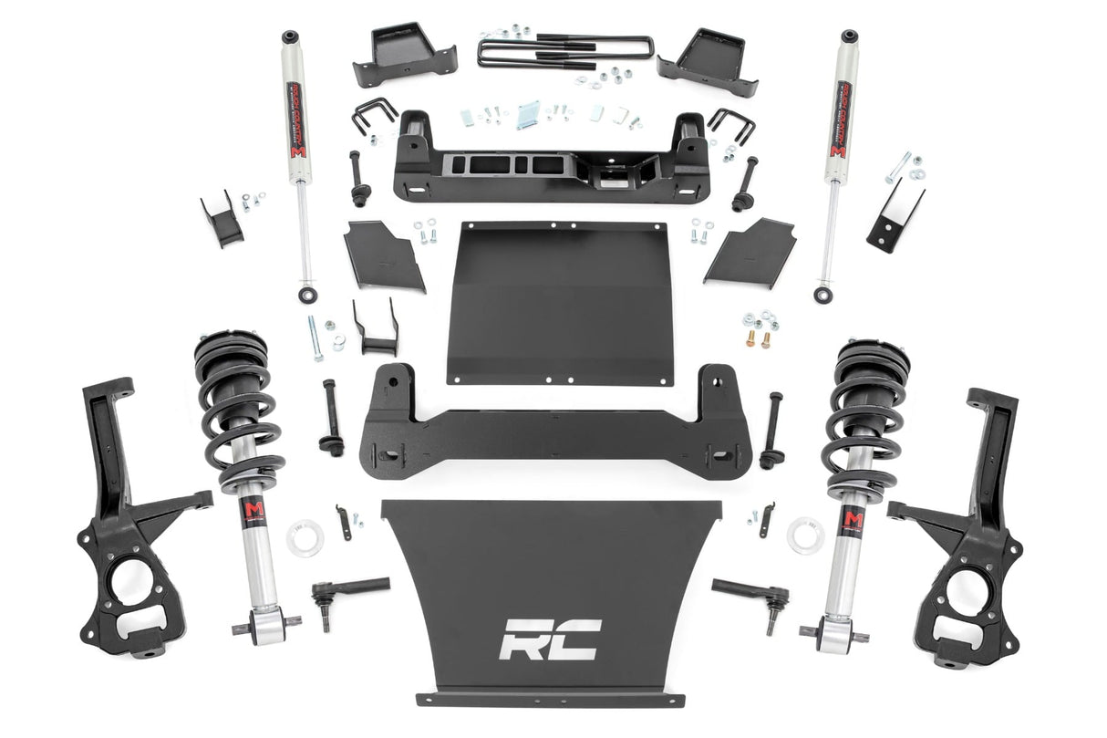 6 Inch Lift Kit M1 Struts/M1 Chevy Silverado 1500 4WD (2019-2024) Rough Country