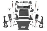 6 Inch Lift Kit M1 Struts/M1 Chevy Silverado 1500 4WD (2019-2024) Rough Country