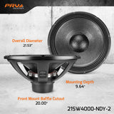 PRV 21SW4000-NDY-2 Subwoofer PRV Audio