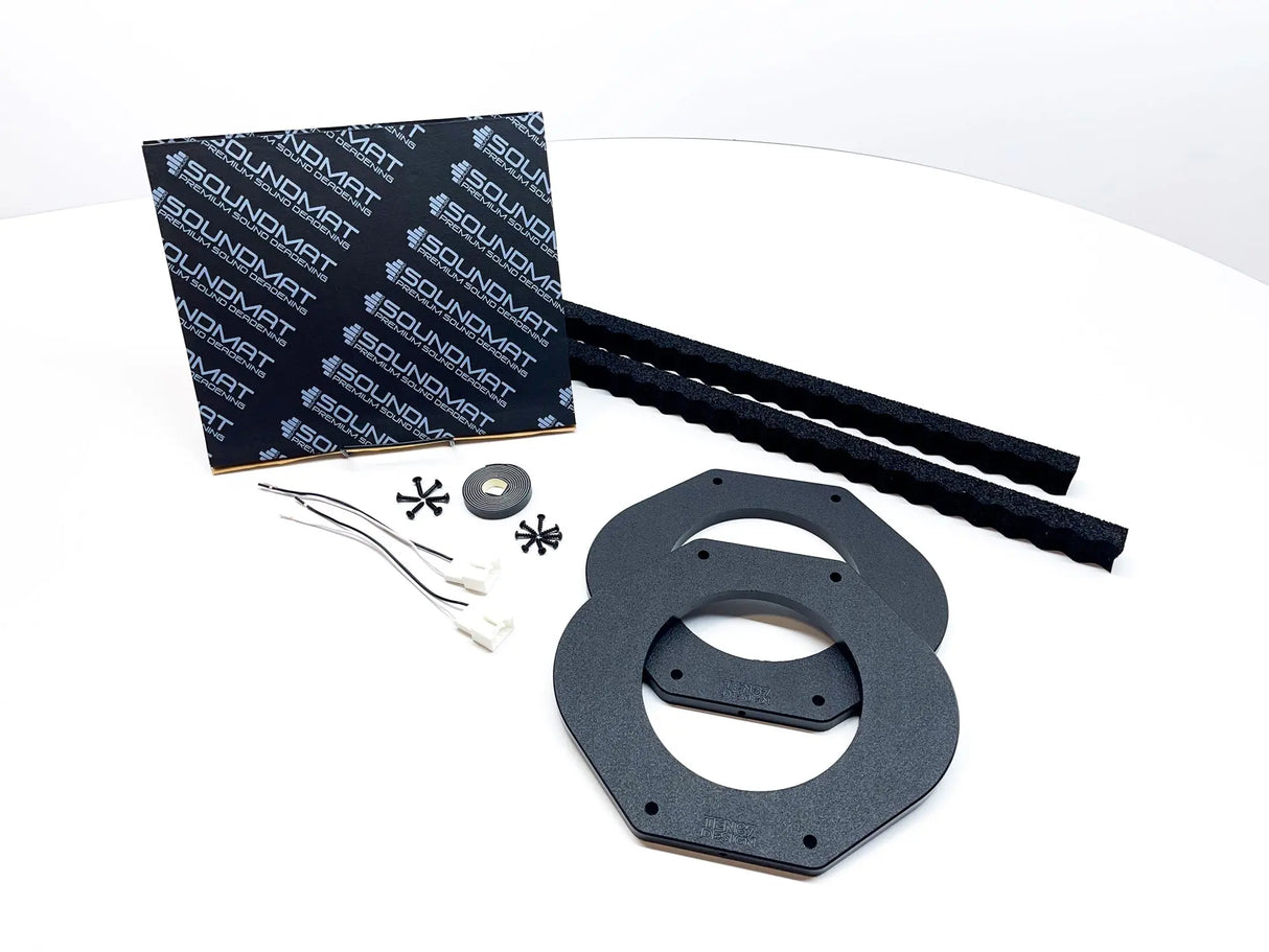 2015-2026 Ford F-150/Super Duty Speaker Adapters | CNC-Machined No-Drill Ten87 Design