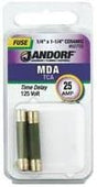 Jandorf Time Delay 250 Volt 25 Amp Fuse #60709 Jandorf