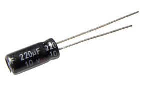 220µF 10V Aluminum Electrolytic Capacitor 2-Pack - High Capacity TekShack