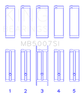 King Engine Bearings G.M.C. Saturn (Size +0.75mm) Main Bearing Set