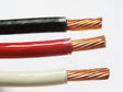 125' EA THHN THWN 6 AWG GAUGE BLACK WHITE RED STRANDED COPPER BUILDING WIRE ACDC