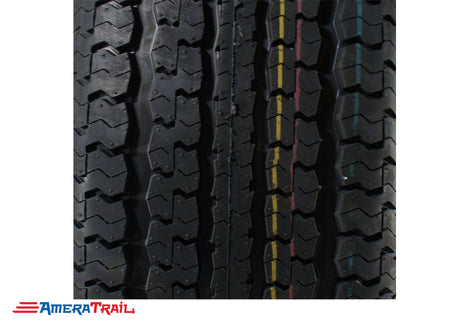 225 / 75 R 15 Load Range D on 6 Lug Galvanized Rim