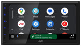 JVC KW-M590BT 6.8-Inch Digital Multimedia Receiver with Apple CarPlay, Android Auto & USB Mirroring JVC