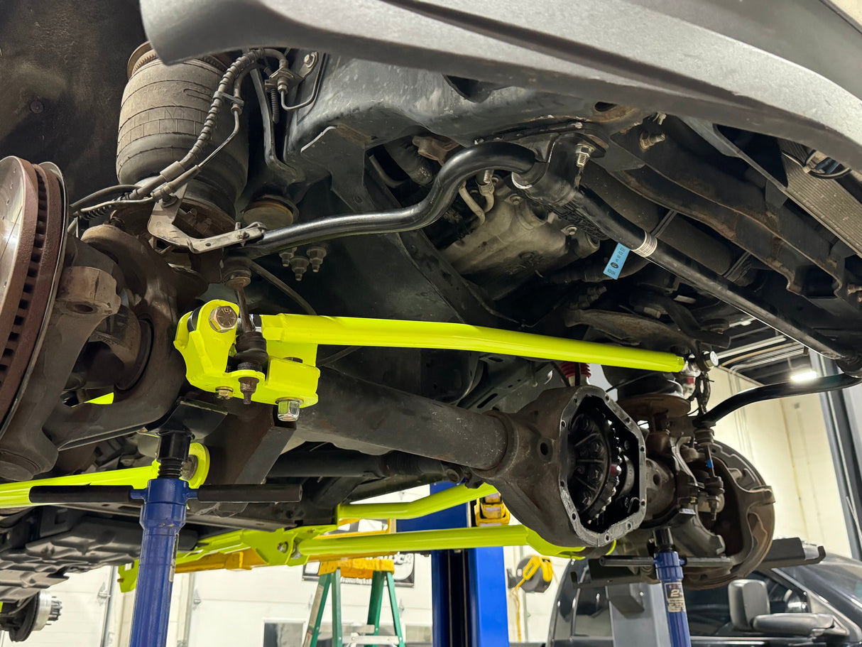 17-Current Ford Super Duty Stabilizer Axle Bracket Far From Stock