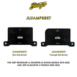 Under Passenger Seat Amplifier Mounting Bracket | '18- Current JL Wrangler/ '20- Current JT Gladiator