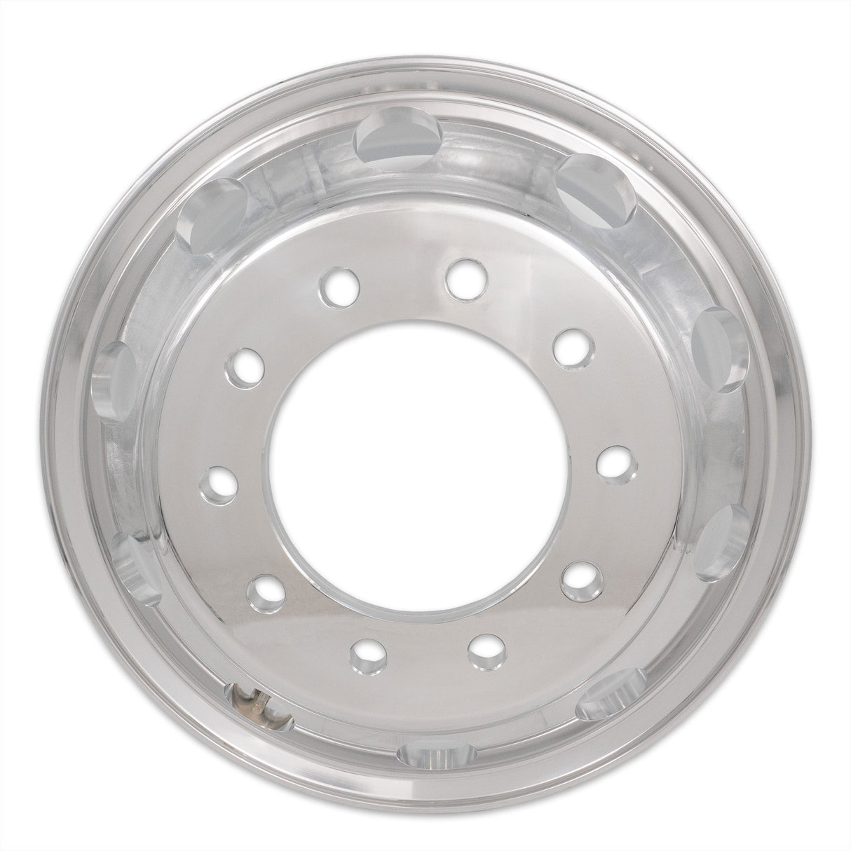 24.5x8.25 Truck Wheels Forged Aluminum Rims Both-Side Mirror Polished
