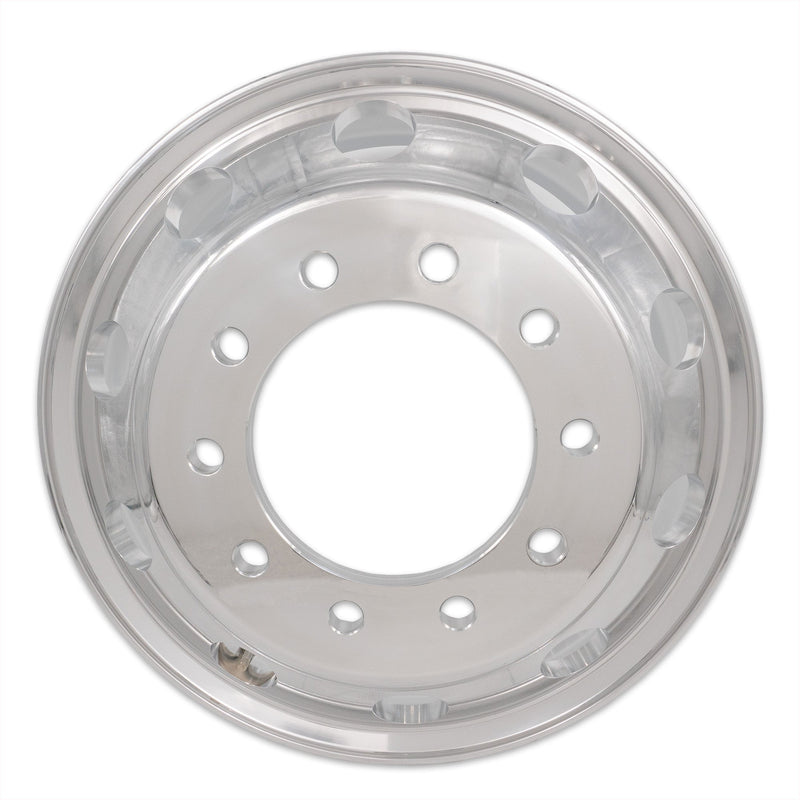 22.5x8.25 Truck Wheels 12pcs Forged Aluminum Rims $241 each BULK PRICE Both-Side Polished Mirror Hub-Piloted