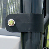 Seizmik 50-23018KIT Polaris Round Tube Ranger windshield - mounting clamp hardware detail
