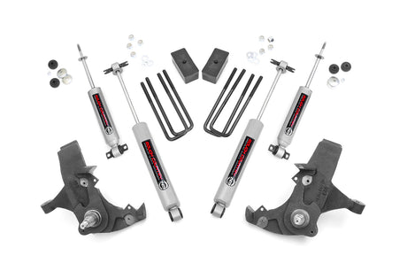 4 Inch Lift Kit Chevy C1500/K1500 Pickup Extended Ca/Half-Ton SUV (88-99) Rough Country