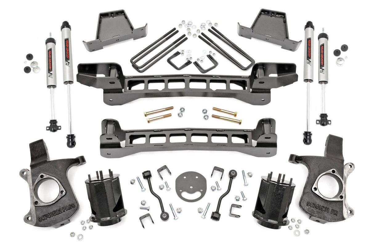6 Inch Lift Kit V2 Shocks Silverado/Sierra 1500 2WD (99-06 & Classic) Rough Country