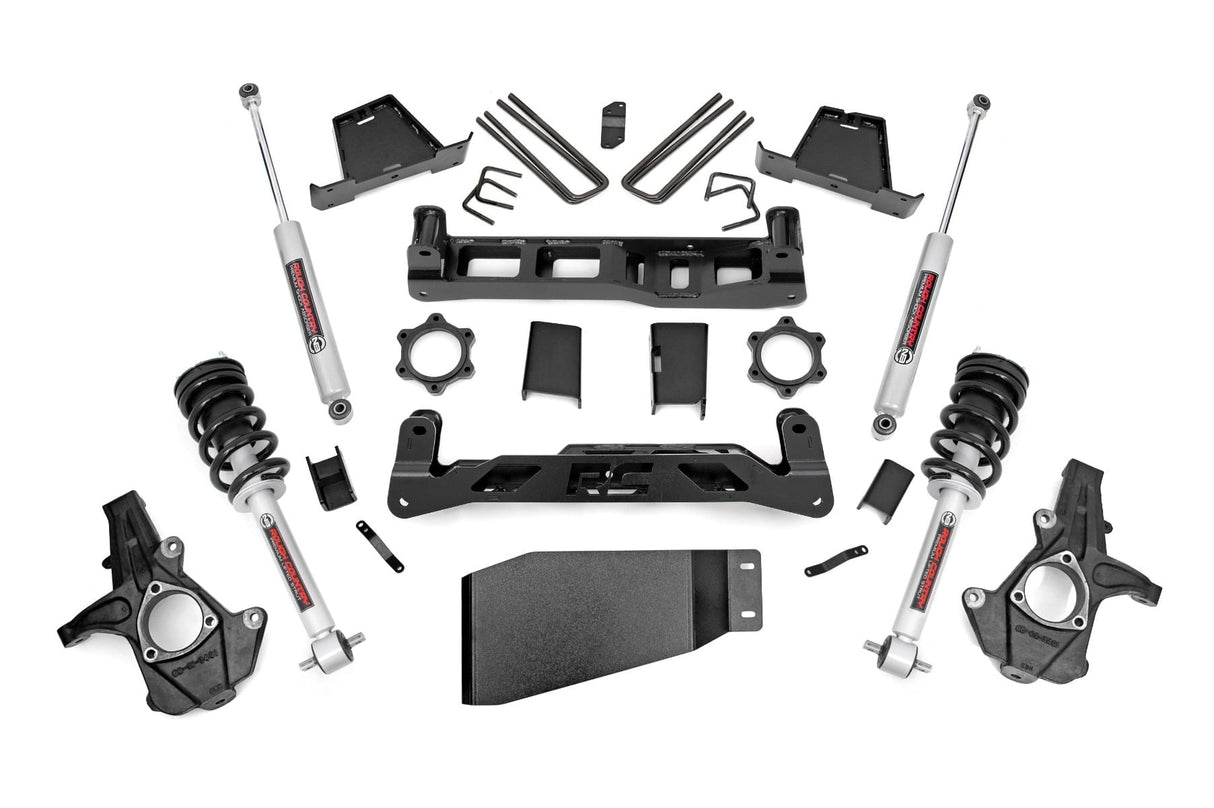 6 Inch Lift Kit N3 Struts Silverado/Sierra 1500 4WD (07-13) Rough Country