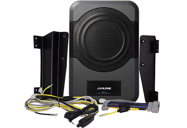 Alpine PWE-S8-WRA 8" Compact Powered Subwoofer System | '11-'18 Jeep JKU Wranglers