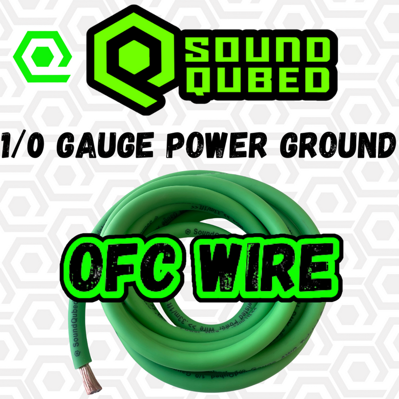 SOUNDQUBED 1/0 OFC (oxygen free copper) Power wire 50FT Roll