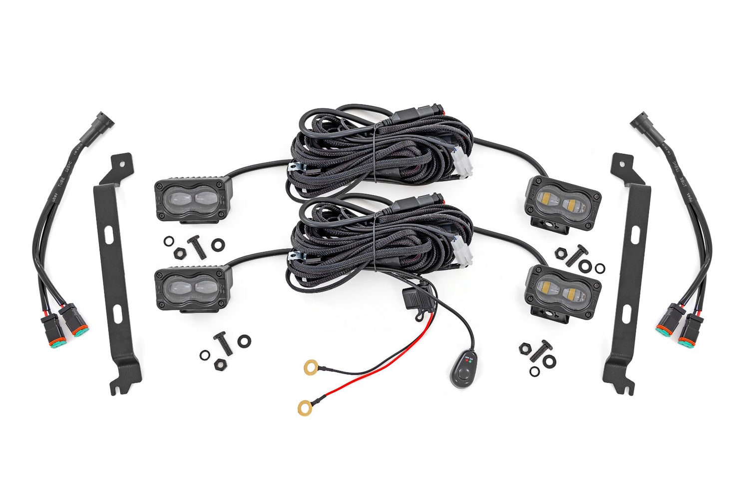 Rough Country LED Fog Light Kit for Toyota Tacoma 2024-2026