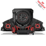2024-2026 Can-Am® Maverick R, Phase-4 V-Spec 1400watt 5-Speaker Stereo System