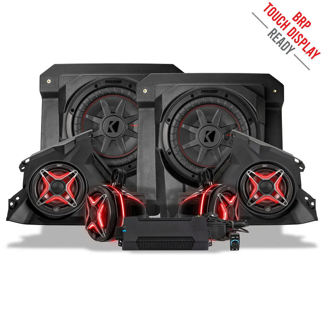 2024-2026 Can-Am® Maverick R, Phase-5 V-Spec 1400watt 6-Speaker Stereo System SSV Works