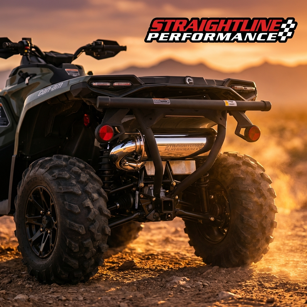 Straightline Performance Slip-On Exhaust for Can-Am Outlander 850/1000